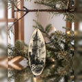 She's Choosing Boston Ornament | Charcoal Gesture | S219-O