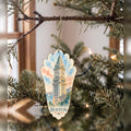 She's Choosing Boston Ornament | Restrained Watercolor | S220-O