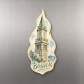 She's Choosing Boston Magnet | Pen and Watercolor Wash | S221-M