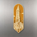 She's Choosing Boston Magnet | Typographic Illustration | S225-M
