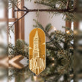 She's Choosing Boston Ornament | Typographic Illustration | S225-O