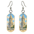 She's Choosing Boston Earrings | Colored Pencil over Gouache | S226