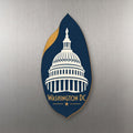 She's Choosing Washington DC Magnet | Negative-Space Silhouette | S227-M