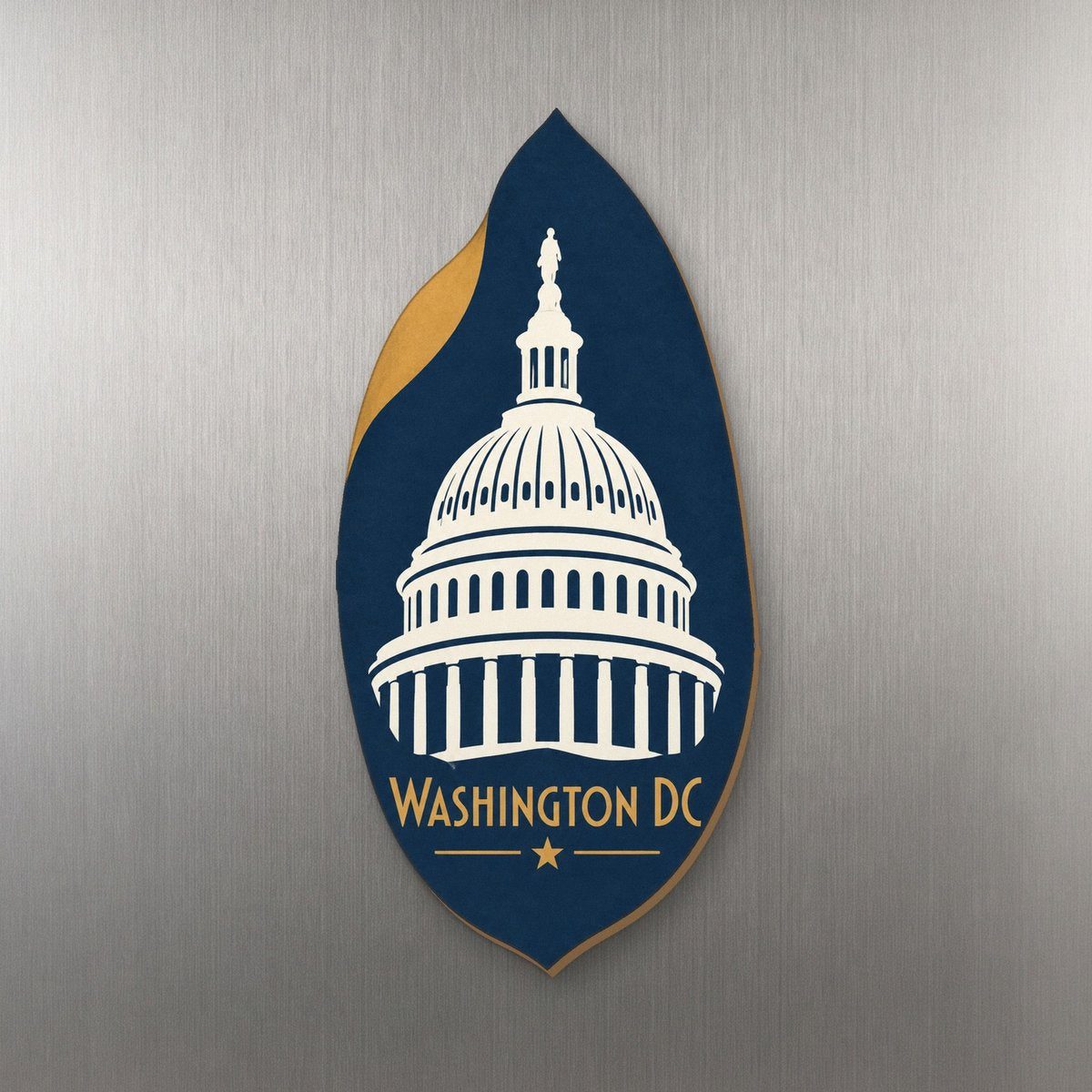 She's Choosing Washington DC Magnet | Negative-Space Silhouette | S227-M