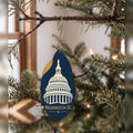 She's Choosing Washington DC Ornament | Negative-Space Silhouette | S227-O