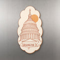 She's Choosing Washington DC Magnet | Continuous-Line Drawing | S228-M
