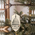 She's Choosing Washington DC Ornament | Loose Contour Sketch | S229-O