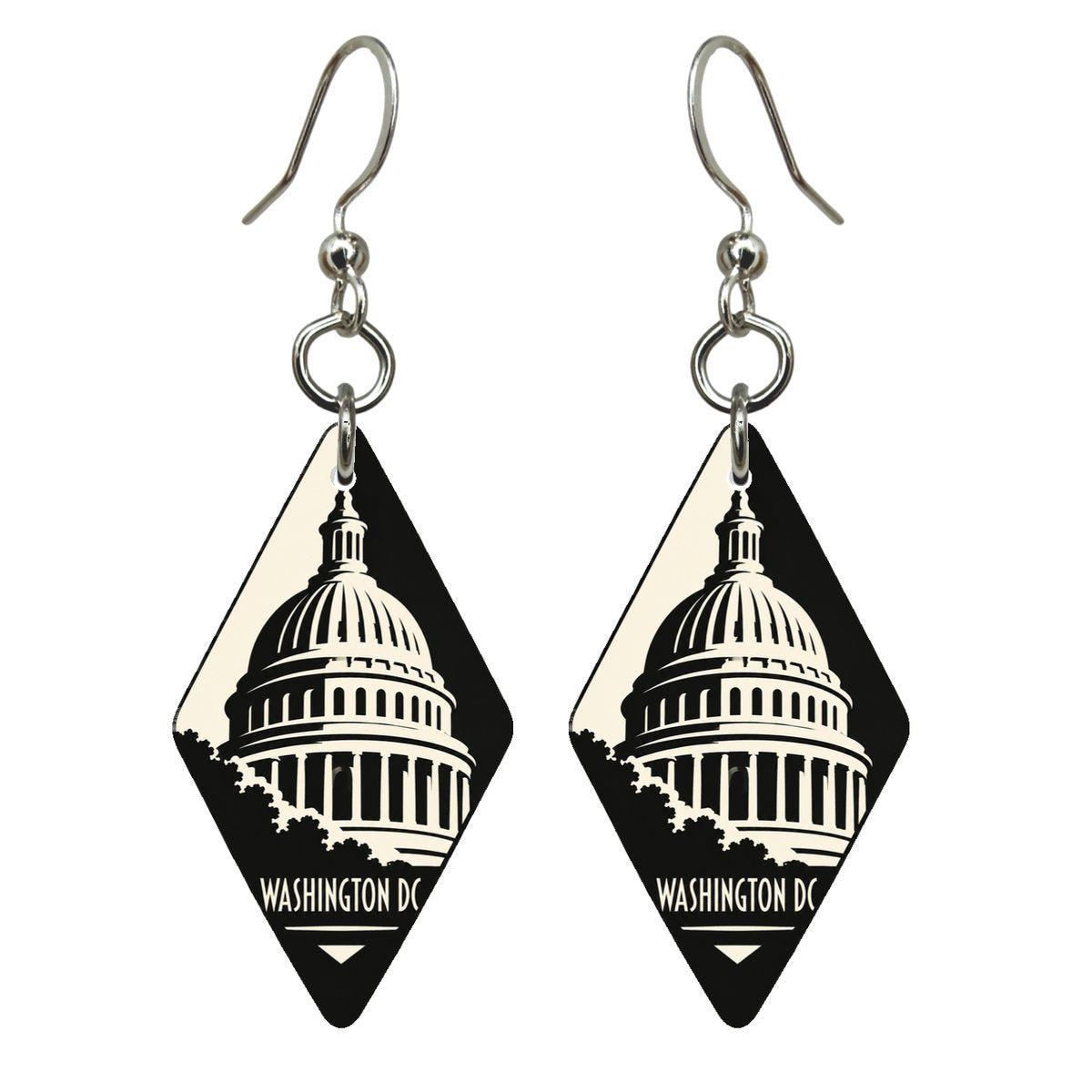 She's Choosing Washington DC Earrings | Notan | S230