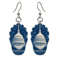 She's Choosing Washington DC Earrings | Cyanotype-Inspired | S233