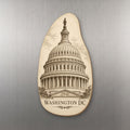 She's Choosing Washington DC Magnet | Etching-Inspired Linework | S234-M