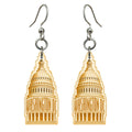 She's Choosing Washington DC Earrings | Typographic Illustration | S243