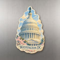 She's Choosing Washington DC Magnet | Colored Pencil over Gouache | S244-M