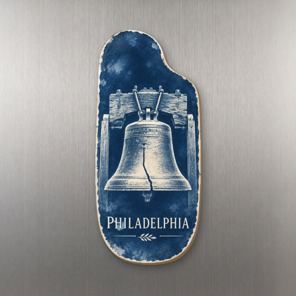 She's Choosing Philadelphia Magnet | Cyanotype-Inspired | S251-M