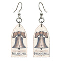 She's Choosing Philadelphia Earrings | Sparse Pointillism | S253