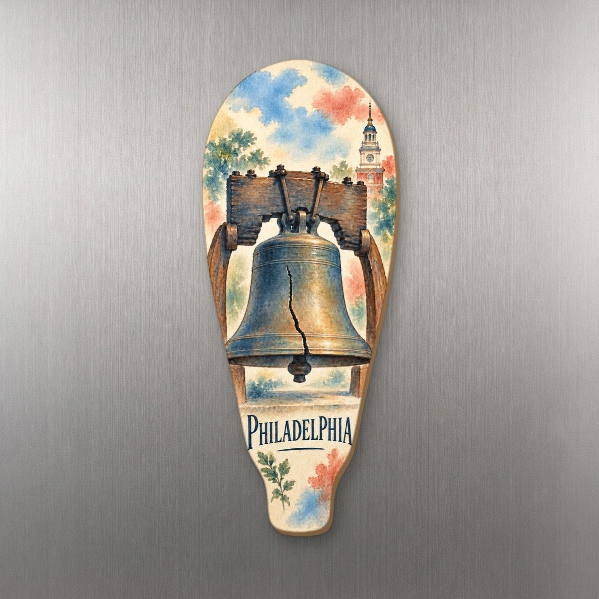 She's Choosing Philadelphia Magnet | Restrained Watercolor | S256-M