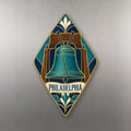 She's Choosing Philadelphia Magnet | Cloisonné-Inspired Graphic | S260-M