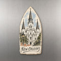She's Choosing New Orleans Magnet | Loose Contour Sketch | S265-M