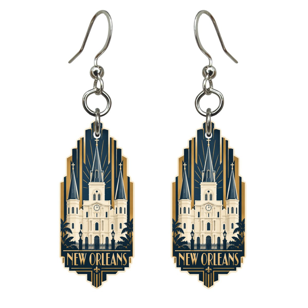 She's Choosing New Orleans Earrings | Art Deco | S267