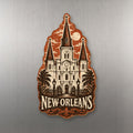 She's Choosing New Orleans Magnet | Woodcut | S268-M