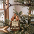 She's Choosing New Orleans Ornament | Woodcut | S268-O