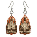 She's Choosing New Orleans Earrings | Woodcut | S268
