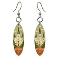 She's Choosing New Orleans Earrings | Naive Folk Painting | S276