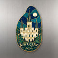 She's Choosing New Orleans Magnet | Cloisonné-Inspired Graphic | S278-M