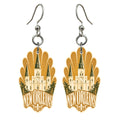 She's Choosing New Orleans Earrings | Typographic Illustration | S279