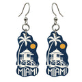 She's Choosing Miami Earrings | Negative-Space Silhouette | S281