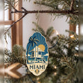 She's Choosing Miami Ornament | Art Deco | S285-O