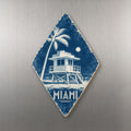 She's Choosing Miami Magnet | Cyanotype-Inspired | S287-M