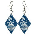She's Choosing Miami Earrings | Cyanotype-Inspired | S287