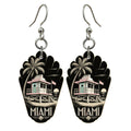 She's Choosing Miami Earrings | Scratchboard | S290