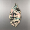 She's Choosing Miami Magnet | Charcoal Gesture | S291-M