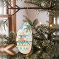 She's Choosing Miami Ornament | Restrained Watercolor | S292-O