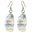 She's Choosing Miami Earrings | Restrained Watercolor | S292