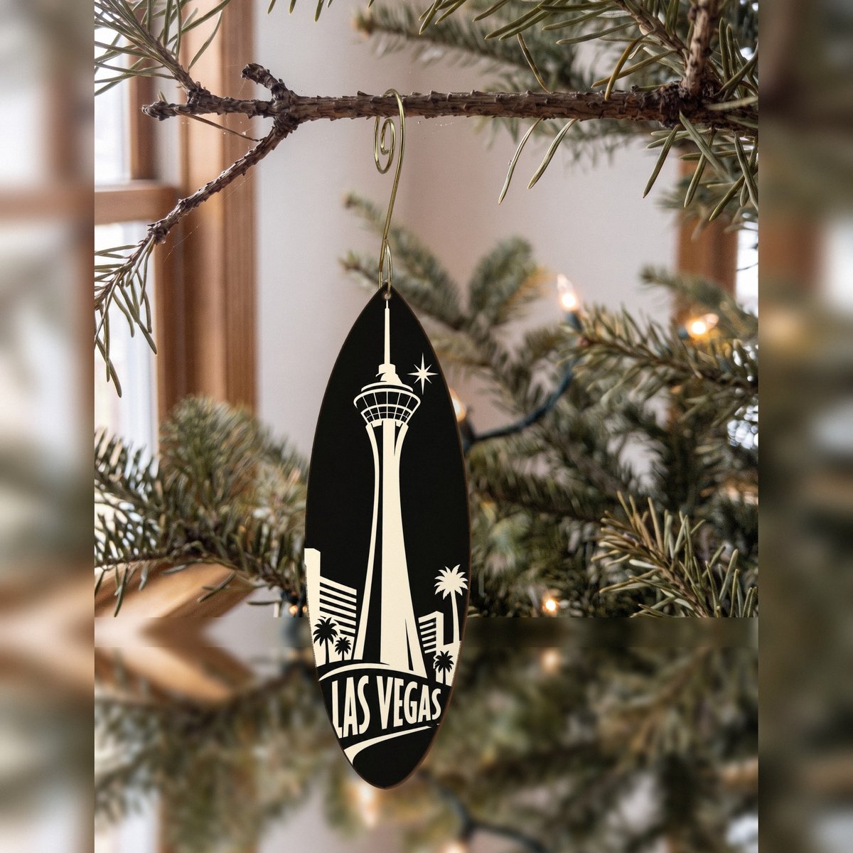 She's Choosing Las Vegas Ornament | Notan | S302-O