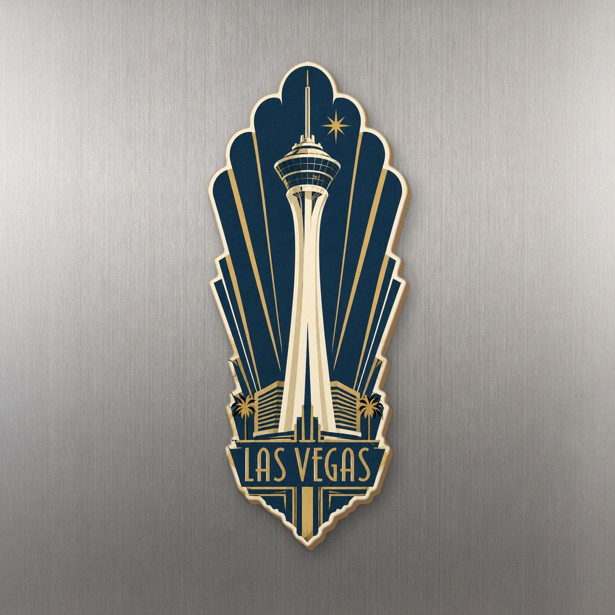 She's Choosing Las Vegas Magnet | Art Deco | S303-M