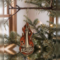 She's Choosing Las Vegas Ornament | Woodcut | S304-O