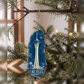 She's Choosing Las Vegas Ornament | Cyanotype-Inspired | S305-O