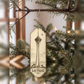 She's Choosing Las Vegas Ornament | Etching-Inspired Linework | S306-O