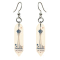 She's Choosing Las Vegas Earrings | Sparse Pointillism | S307