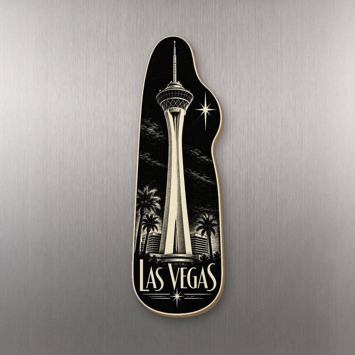 She's Choosing Las Vegas Magnet | Scratchboard | S308-M