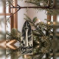 She's Choosing Las Vegas Ornament | Charcoal Gesture | S309-O