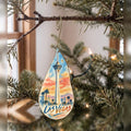 She's Choosing Las Vegas Ornament | Restrained Watercolor | S310-O