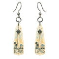 She's Choosing Las Vegas Earrings | Pen and Watercolor Wash | S311