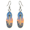 She's Choosing Las Vegas Earrings | Colored Pencil over Gouache | S316