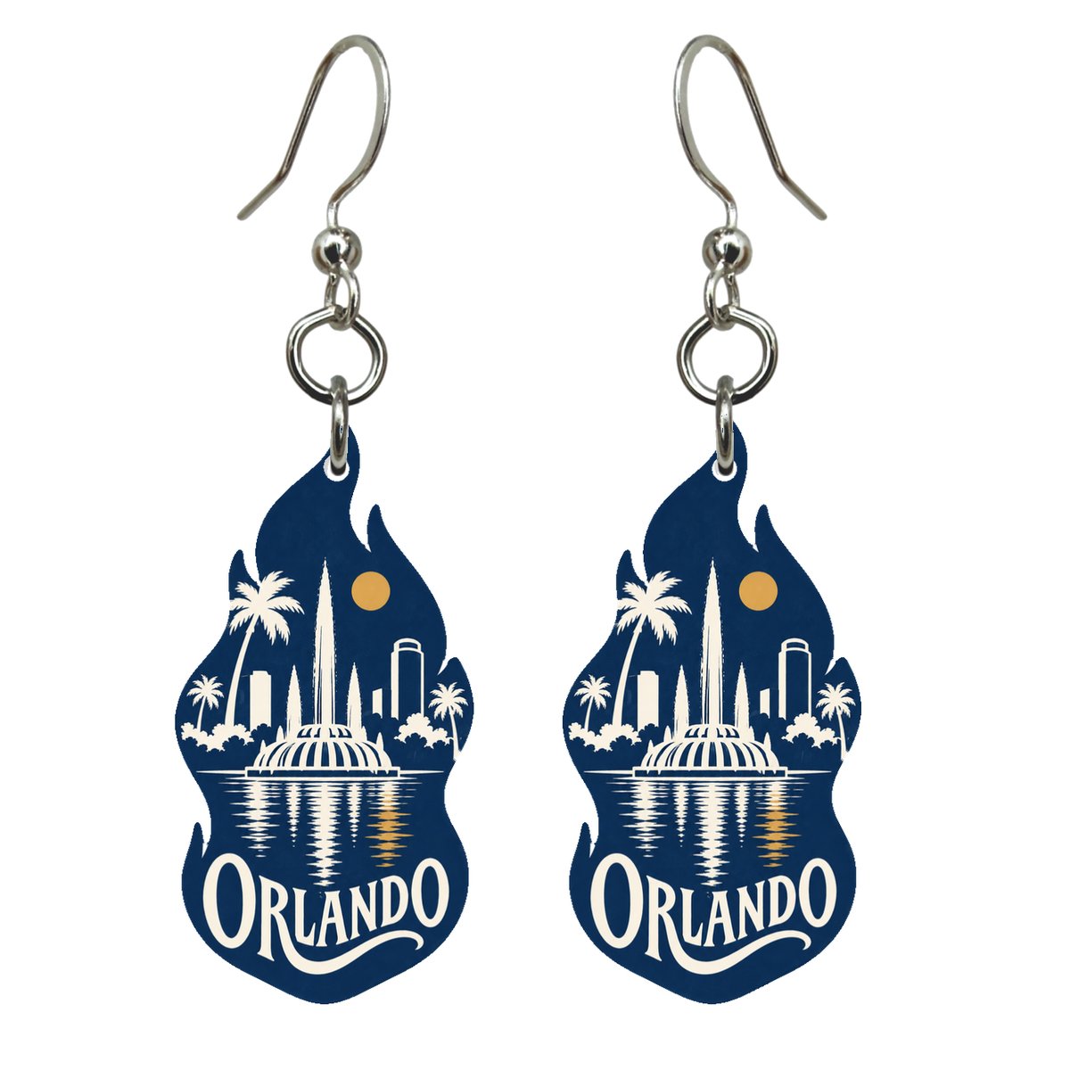 She's Choosing Orlando Earrings | Negative-Space Silhouette | S317