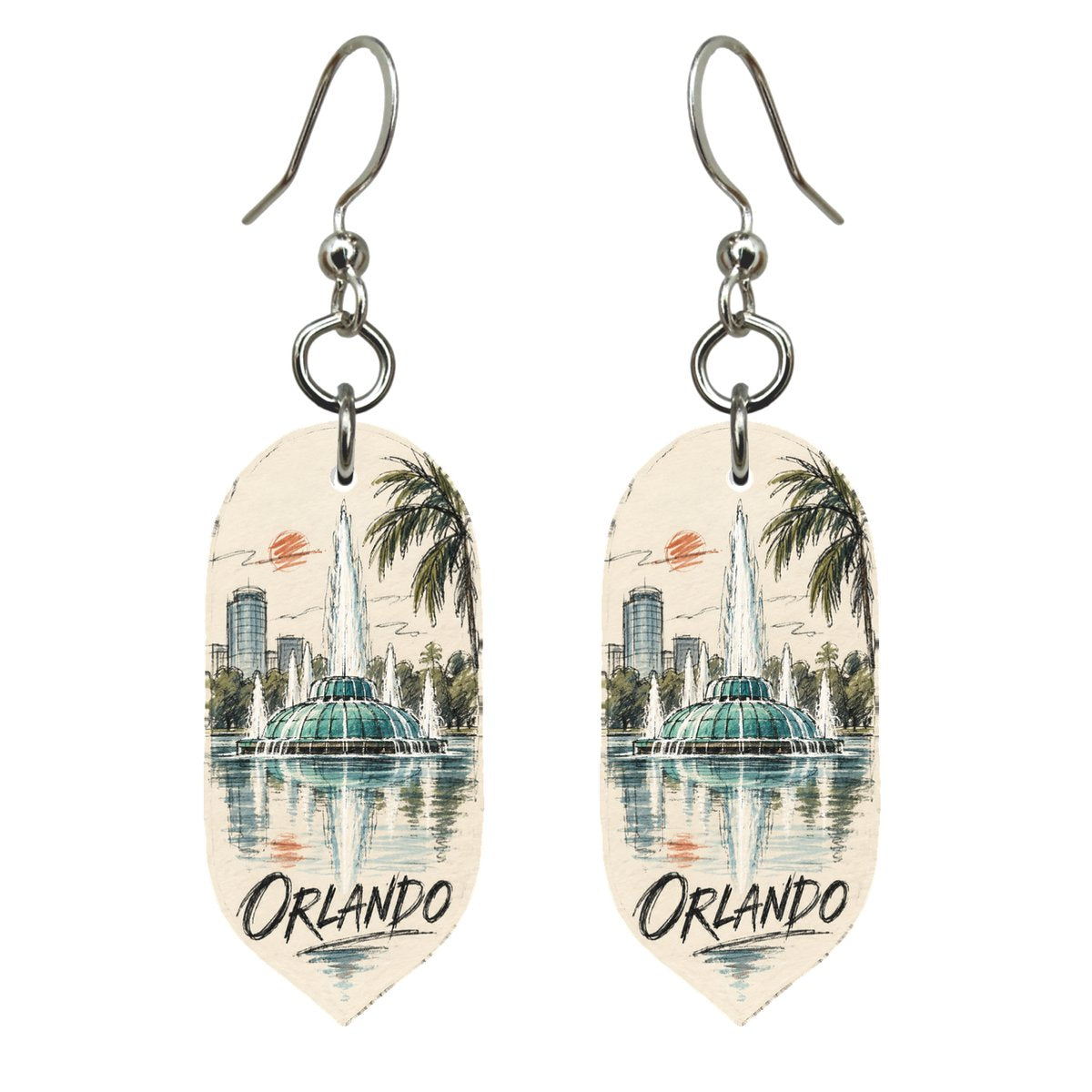 She's Choosing Orlando Earrings | Loose Contour Sketch | S319