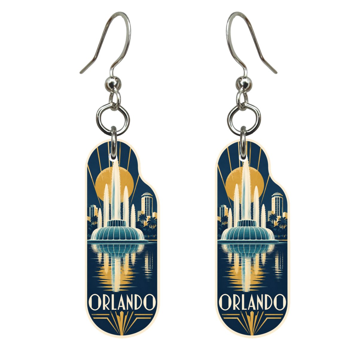 She's Choosing Orlando Earrings | Art Deco | S321